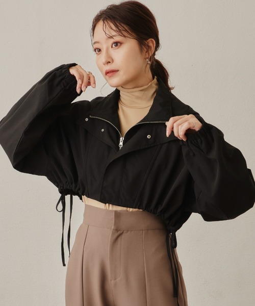 VANNIE U（ヴァニーユー）の「ショートマウンテンパーカー（マウンテンパーカー・レディース・ブラック/アイボリー・FREE）」の16枚目の写真