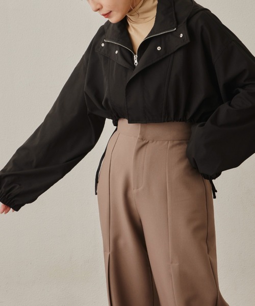 VANNIE U（ヴァニーユー）の「ショートマウンテンパーカー（マウンテンパーカー・レディース・ブラック/アイボリー・FREE）」の21枚目の写真