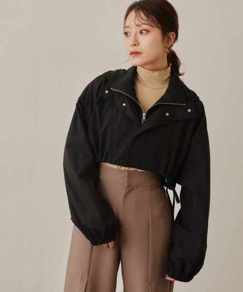 VANNIE U（ヴァニーユー）の「ショートマウンテンパーカー（マウンテンパーカー・レディース・ブラック/アイボリー・FREE）」の20枚目の写真