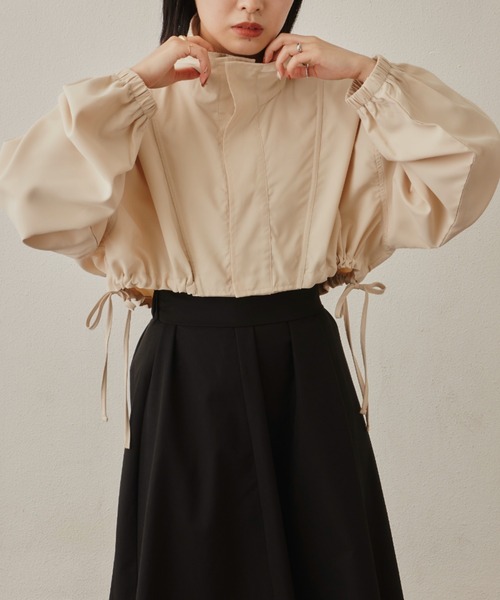 VANNIE U（ヴァニーユー）の「ショートマウンテンパーカー（マウンテンパーカー・レディース・ブラック/アイボリー・FREE）」の11枚目の写真