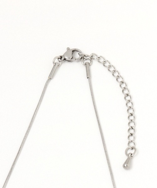 GLOBAL WORK（グローバルワーク）の「ステンレスワントップネックレス/UNISEXアクセサリー/299748（ネックレス・レディース・シルバー/ゴールド・FREE）」の4枚目の写真
