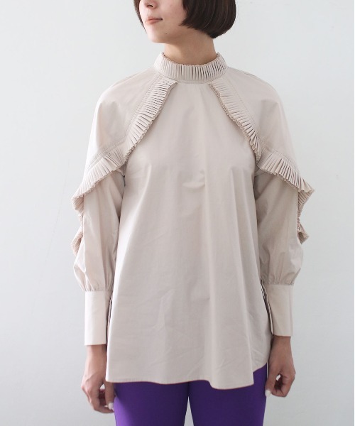 まとめ買い商品 2wayタックフリルブラウス(シャツ/ブラウス