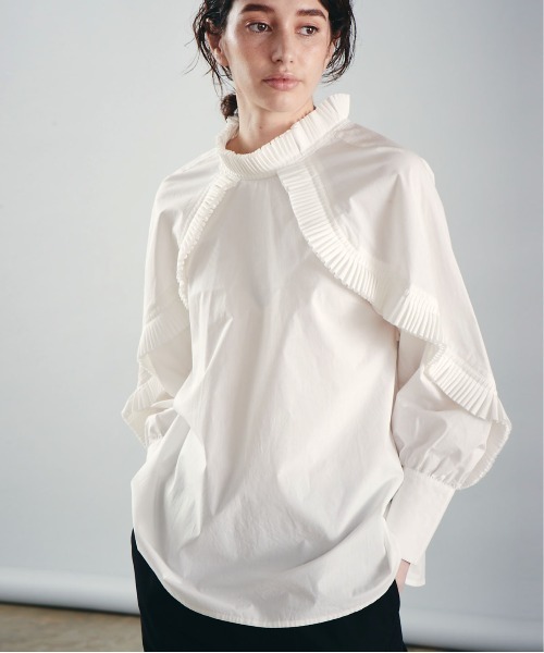 Marilyn Moon（マリリンムーン）の「2wayタックフリルブラウス（シャツ 