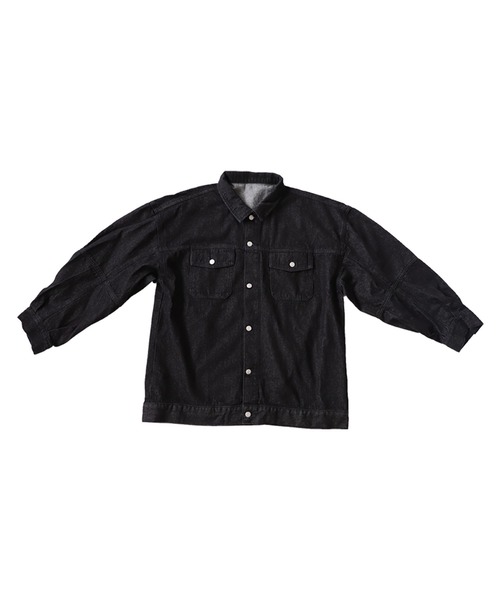 antiqua（アンティカ）の「×大人可愛い♪ゆるデニムジャケット（デニムジャケット・レディース・インディゴブルー/ブラック/グレー・FREE）」の19枚目の写真