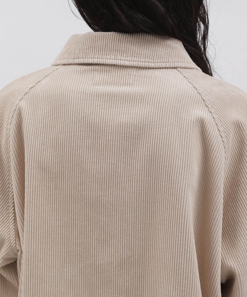 LAKOLE（ラコレ）の「8Wコーデュロイコクーンブルゾン[セットアップ対応] / 158271（ブルゾン・レディース・ダークブラウン/オレンジ系その他/グレイッシュベージュ・SMALL/MEDIUM）」の10枚目の写真