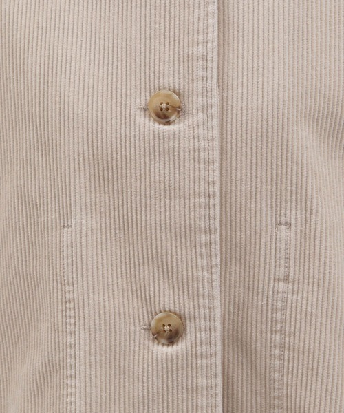 LAKOLE（ラコレ）の「8Wコーデュロイコクーンブルゾン[セットアップ対応] / 158271（ブルゾン・レディース・ダークブラウン/オレンジ系その他/グレイッシュベージュ・SMALL/MEDIUM）」の19枚目の写真