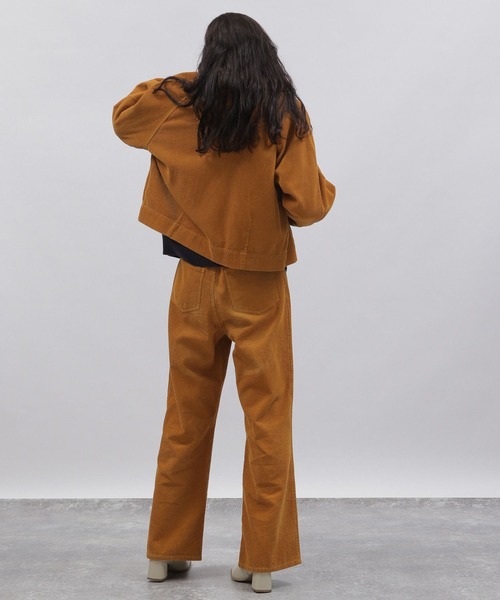 LAKOLE（ラコレ）の「8Wコーデュロイコクーンブルゾン[セットアップ対応] / 158271（ブルゾン・レディース・ダークブラウン/オレンジ系その他/グレイッシュベージュ・SMALL/MEDIUM）」の9枚目の写真