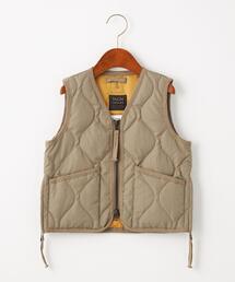 TAION（タイオン）の「＜TAION＞ MILITARY ベスト 130-140cm（ダウンベスト・キッズ）」