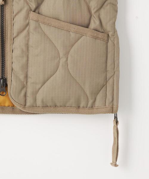 TAION（タイオン）の「＜TAION＞ MILITARY ベスト 130-140cm（ダウンベスト・キッズ・ブラック/オリーブ/ベージュ・140cm/130cm）」の7枚目の写真
