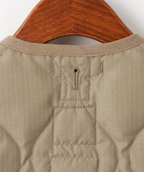 TAION（タイオン）の「＜TAION＞ MILITARY ベスト 130-140cm（ダウンベスト・キッズ・ブラック/オリーブ/ベージュ・140cm/130cm）」の9枚目の写真