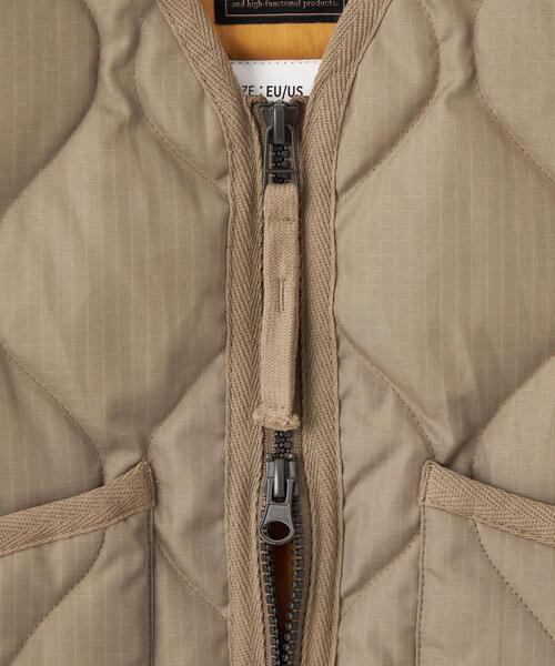 TAION（タイオン）の「＜TAION＞ MILITARY ベスト 130-140cm（ダウンベスト・キッズ・ブラック/オリーブ/ベージュ・140cm/130cm）」の10枚目の写真