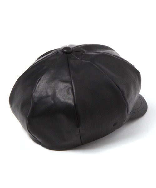 niko and...（ニコアンド）の「[抗菌防臭]フェイクレザーキャスケット（キャスケット・メンズ・ブラック・FREE）」の8枚目の写真