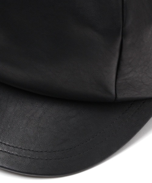 niko and...（ニコアンド）の「[抗菌防臭]フェイクレザーキャスケット（キャスケット・メンズ・ブラック・FREE）」の10枚目の写真