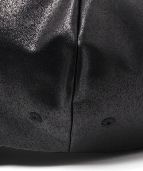 niko and...（ニコアンド）の「[抗菌防臭]フェイクレザーキャスケット（キャスケット・メンズ・ブラック・FREE）」の4枚目の写真