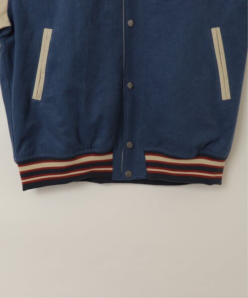 DOUBLE NAME（ダブルネーム）の「配色リバーシブルスタジャン（スタジャン・レディース・ネイビー/グリーン/キナリ・FREE）」の12枚目の写真