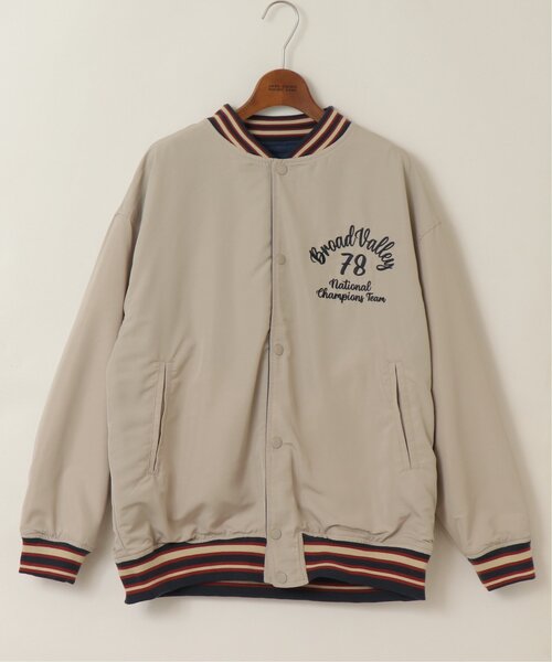 DOUBLE NAME（ダブルネーム）の「配色リバーシブルスタジャン（スタジャン・レディース・ネイビー/グリーン/キナリ・FREE）」の13枚目の写真