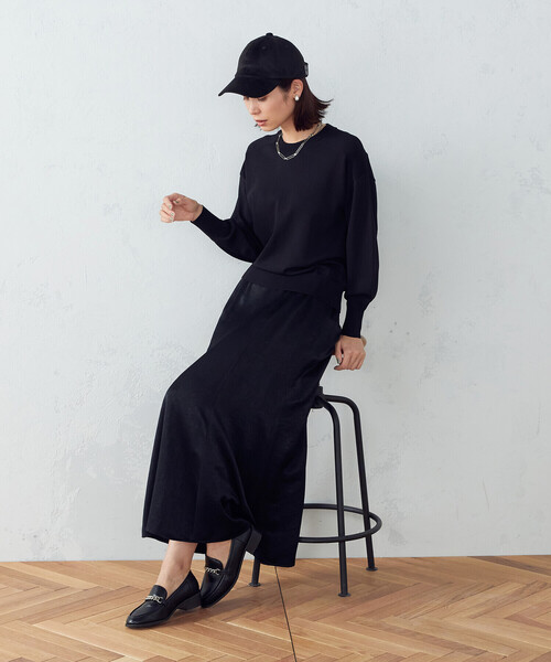 COMME CA ISM（コムサイズム）の「フェイクスエード　キャップ（キャップ・レディース・ブラック/グレイッシュベージュ・FREE）」の5枚目の写真