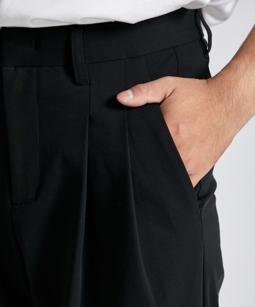 パンツ ATTACHMENT EX.2TUCK WIDE TAPERED SLACKS ATTACHMENT（アタッチメント）の「STUDIOUS別注 2TUCK WIDE