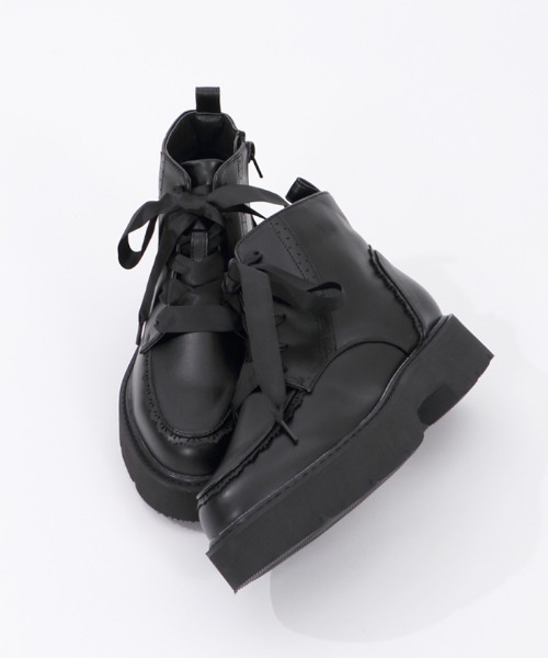 axes femme（アクシーズファム）の「レースアップショートブーツ