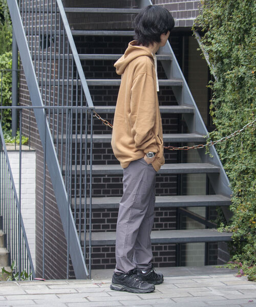 ARMY TWILL(アーミーツイル)の「【ARMY TWILL/アーミーツイル】アノラックパーカー スウェットパーカー 後付けフード 裏起毛(パーカー・メンズ・キャメル/チャコールグレー・M/L)」の13枚目の写真