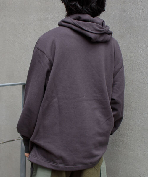 ARMY TWILL(アーミーツイル)の「【ARMY TWILL/アーミーツイル】アノラックパーカー スウェットパーカー 後付けフード 裏起毛(パーカー・メンズ・キャメル/チャコールグレー・M/L)」の17枚目の写真