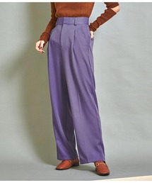 センタープレスウエストタックスラックスパンツ