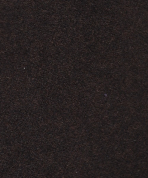 blanc basque（ブランバスク）の「【BLANC basque】ソフトメルトン＊Ｎｙハードツイルコート（その他アウター・レディース・ダークブラウン/ネイビー・FREE）」の4枚目の写真