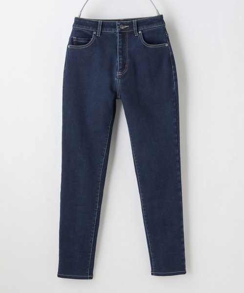 Honeys（ハニーズ）の「暖デニムスキニーパンツ（股下６７ｃｍ）（デニムパンツ・レディース・インディゴブルー/ブラック・SS/S/M/L/LL）」の11枚目の写真