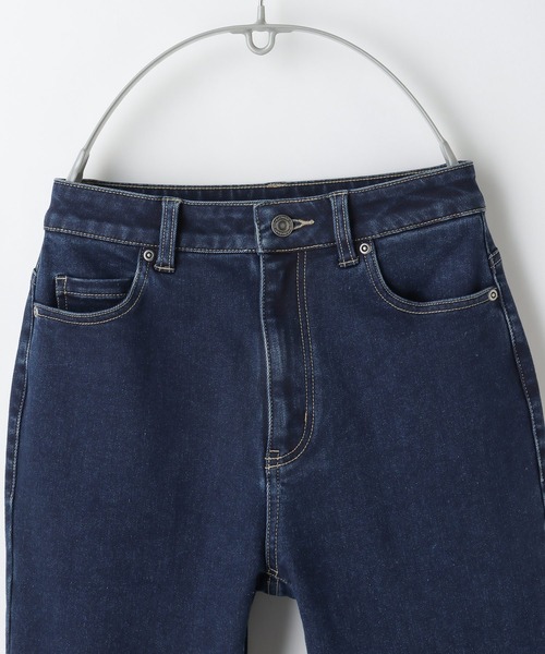 Honeys（ハニーズ）の「暖デニムスキニーパンツ（股下６７ｃｍ）（デニムパンツ・レディース・インディゴブルー/ブラック・SS/S/M/L/LL）」の16枚目の写真