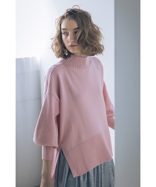 RITZ　凛月35点 RITZ 凛月35点 シアバターオーバーサイズスリットニットプルオーバー