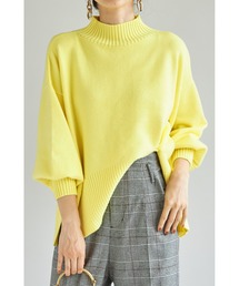 ダニエラグレジス ハイネックセーター イエロー 丈短 オーバーサイズ GU】パフィータッチオーバーサイズハイネックセーター - メルカリ