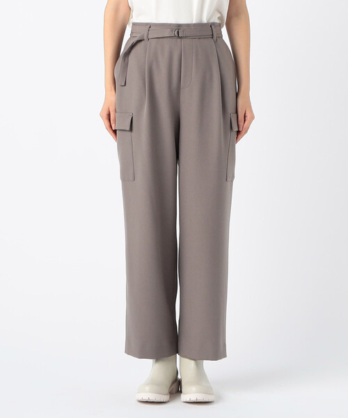 COMME CA ISM（コムサイズム）の「カーゴパンツ（カーゴパンツ・レディース・グレイッシュベージュ/ブラウン・MEDIUM/LARGE）」の10枚目の写真