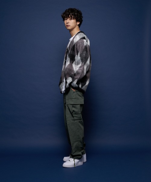 JACKROSE（ジャックローズ）の「JE-MOHAIR/TOUCH-JQ.カーディガン（カーディガン/ボレロ・メンズ・ブラック/ブラウン/グリーン・M/L/XL）」の20枚目の写真