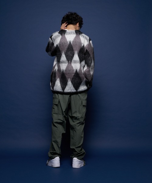 JACKROSE（ジャックローズ）の「JE-MOHAIR/TOUCH-JQ.カーディガン（カーディガン/ボレロ・メンズ・ブラック/ブラウン/グリーン・M/L/XL）」の7枚目の写真