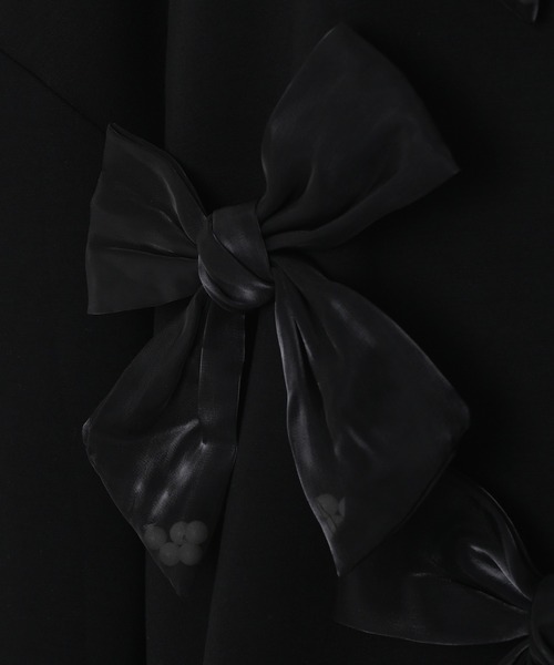 Narcissus（ナルシス）の「【Narcissus】リボンスウェット（スウェット・レディース・ブラック/ホワイト・FREE）」の14枚目の写真