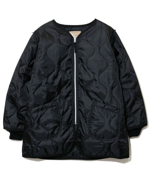 HOUSTON（ヒューストン）の「HOUSTON/ヒューストン　M-51 PARKA THINSULATE LINER（ブルゾン・メンズ・ブラック/タン・LARGE/X-LARGE/MEDIUM）」の2枚目の写真