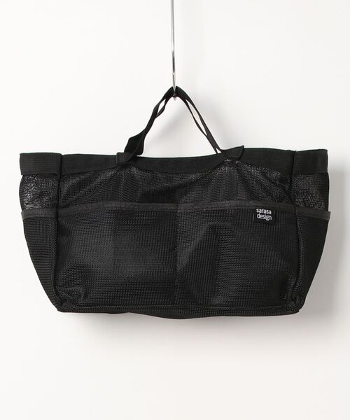 sarasa design(サラサデザイン)の「b2c イージードライ メッシュバッグ S(トートバッグ・レディース・ブラック・ONESIZE)」の7枚目の写真