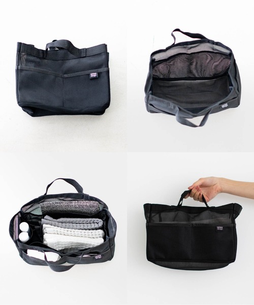sarasa design(サラサデザイン)の「b2c イージードライ メッシュバッグ S(トートバッグ・レディース・ブラック・ONESIZE)」の15枚目の写真