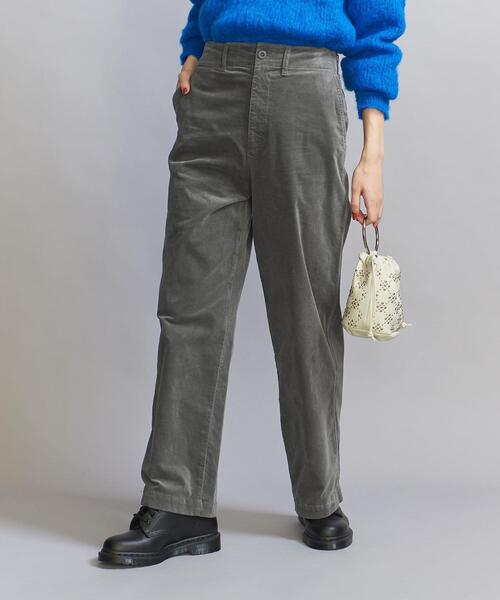 BEAUTY&YOUTH UNITED ARROWS（ビューティーアンドユースユナイテッドアローズ）の「コットンベロア ワイド パンツ（その他パンツ・レディース・グレー/コバルトブルー/ピンク・S/M）」の7枚目の写真