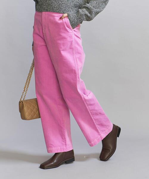 BEAUTY&YOUTH UNITED ARROWS（ビューティーアンドユースユナイテッドアローズ）の「コットンベロア ワイド パンツ（その他パンツ・レディース・グレー/コバルトブルー/ピンク・S/M）」の9枚目の写真