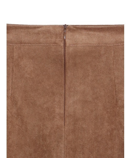 AMAIL(アマイル)の「Suede furi skirt(スカート・レディース・ブラック/ライトブラウン・FREE)」の11枚目の写真