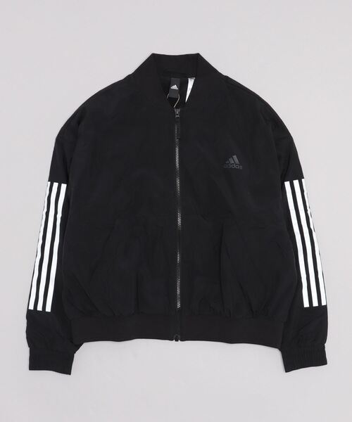 adidas（アディダス）の「アディダス adidas WMHWVBOMBER（その他アウター・レディース・ホワイト×ホワイト/ブラック×ホワイト・L/S/M/XL）」の2枚目の写真