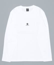 BEYES/プリント ロングスリーブ クルーネックTシャツ