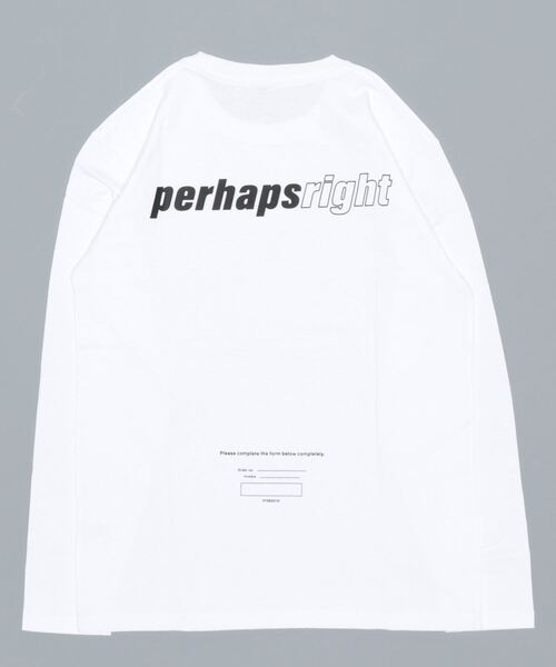 CERCA（チェルカ）の「BEYES/プリント ロングスリーブ クルーネックTシャツ（Tシャツ/カットソー・メンズ・ベージュ/ブラック/ホワイト・MEDIUM/LARGE）」の4枚目の写真