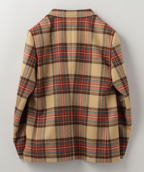 The Stylist Japan（ザスタイリストジャパン）の「＜The StylistJapan＞ BRITISH CHECK JACKET/テーラードジャケット（テーラードジャケット・メンズ・ブラウン・S/M/L）」の2枚目の写真