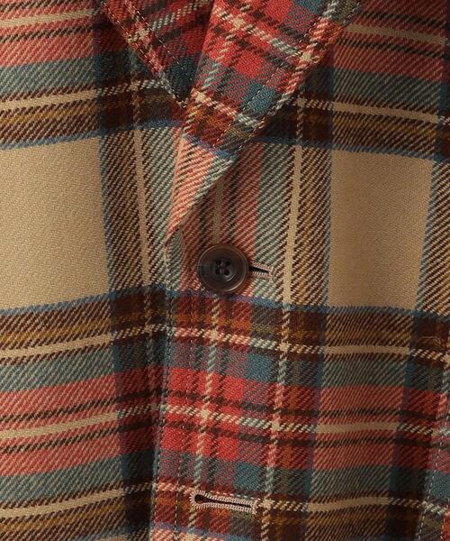 The Stylist Japan（ザスタイリストジャパン）の「＜The StylistJapan＞ BRITISH CHECK JACKET/テーラードジャケット（テーラードジャケット・メンズ・ブラウン・S/M/L）」の8枚目の写真