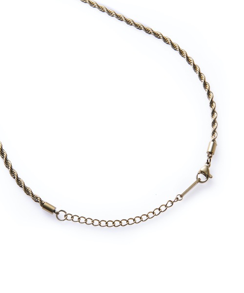 CENE（セネ）の「【CENE】セネ/ブレイディドネックレス（ネックレス・レディース・シルバー/ゴールド/ゴールド系その他・FREE）」の12枚目の写真