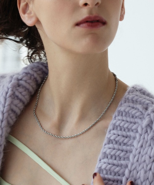 CENE（セネ）の「【CENE】セネ/ブレイディドネックレス（ネックレス・レディース・シルバー/ゴールド/ゴールド系その他・FREE）」の17枚目の写真
