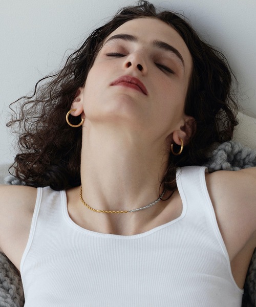 CENE（セネ）の「【CENE】セネ/ブレイディドネックレス（ネックレス・レディース・シルバー/ゴールド/ゴールド系その他・FREE）」の22枚目の写真