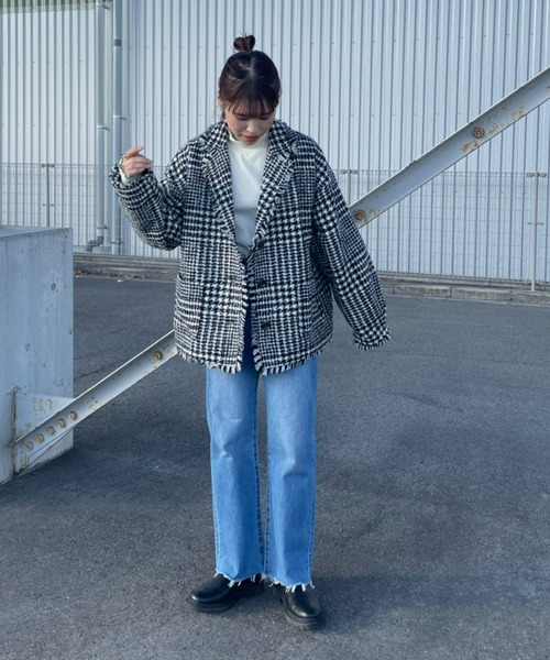 RODEO CROWNS WIDE BOWL(ロデオクラウンズワイドボウル)の「Shapely Semi flare デニムパンツ(デニムパンツ・レディース・ブルー/ワンウォッシュ・X-SMALL/MEDIUM/SMALL)」の9枚目の写真